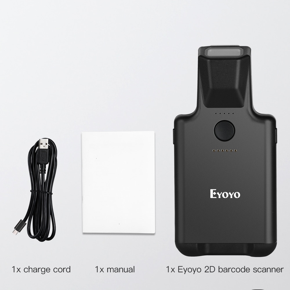 EY-017 2D Mini Barcode Scanner USB Wired/Bluetooth1D 2D QR PDF417 Data Matrix Code Maxicode Scanning Android, iOS System