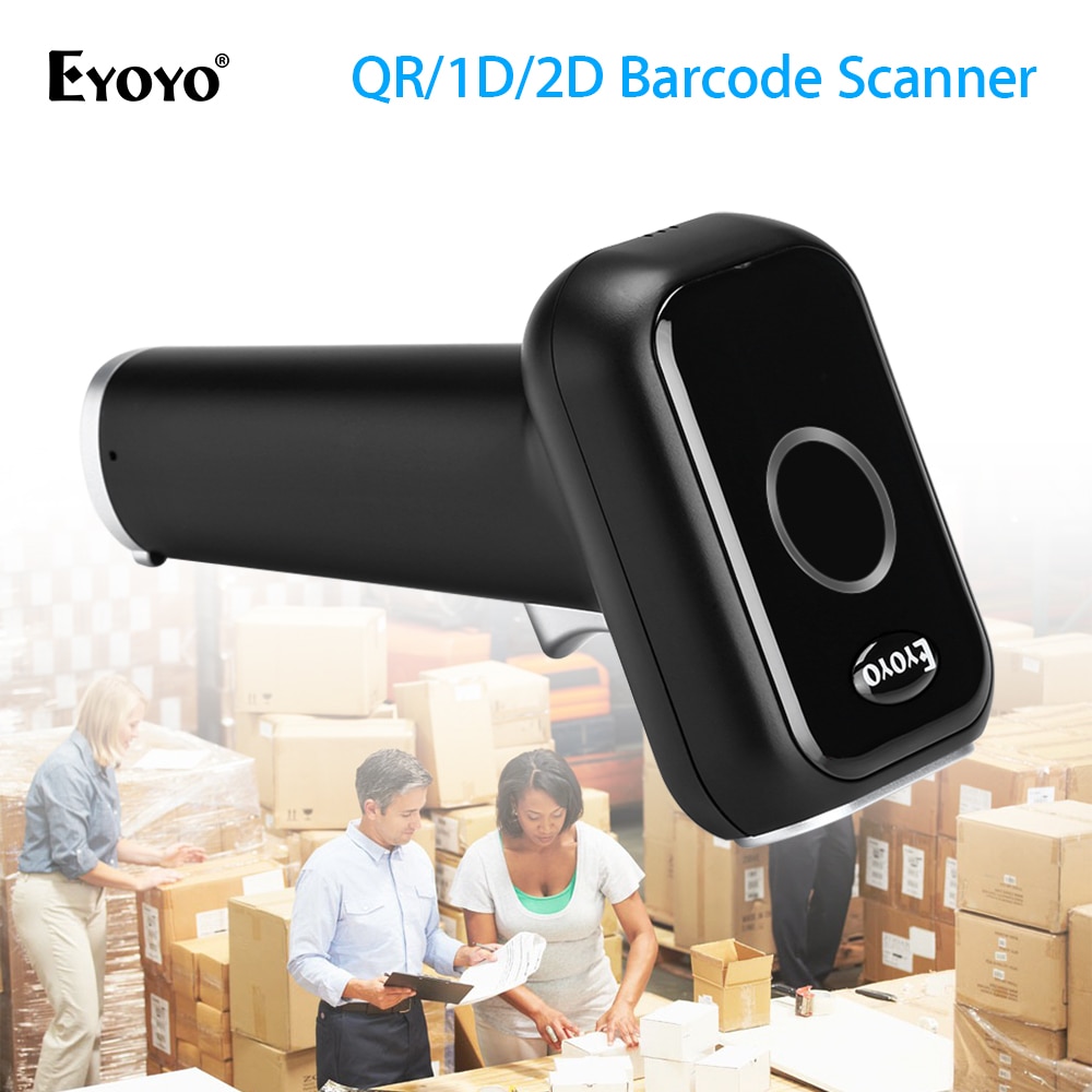 EY-HS26 Fast Speed Wired QR/1D/2D Barcode Scanner USB Bar Code Reader gs1 PDF417 Code39 QR Code Scanner Plug and Play