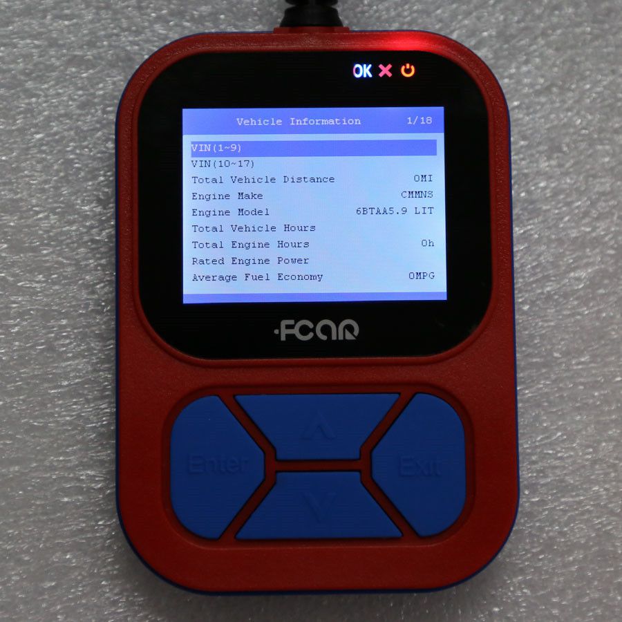 Original FCAR F502 Heavy Duty Truck Vehicle Code Reader