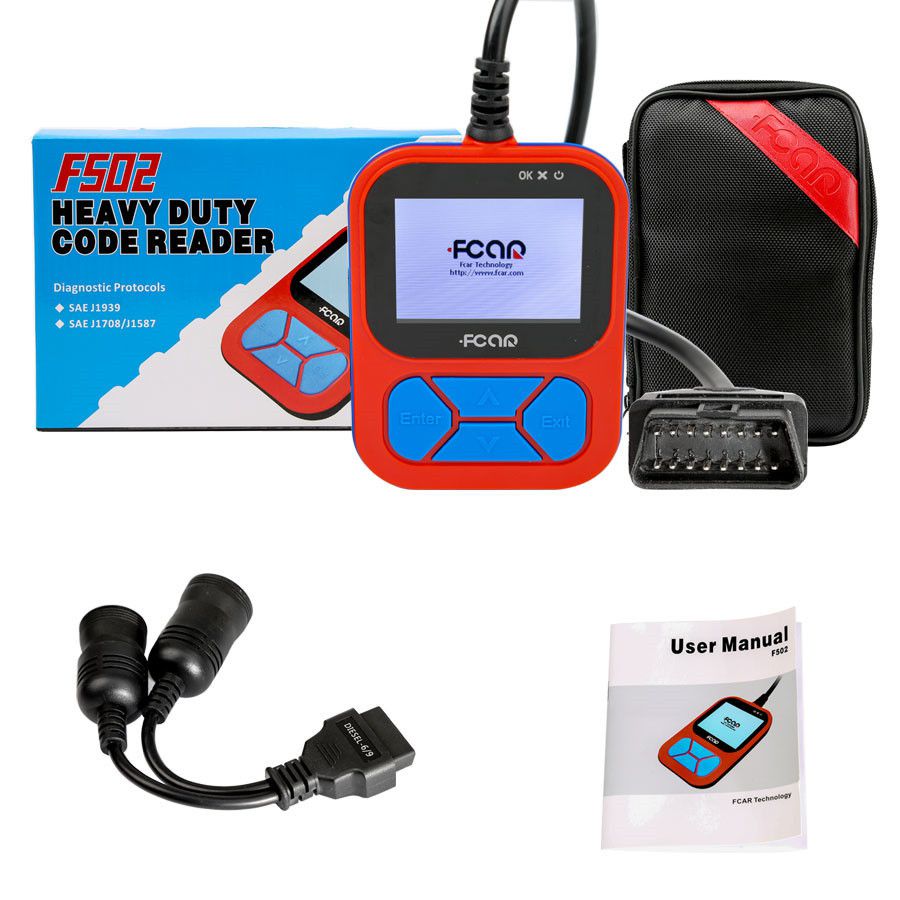 Original FCAR F502 Heavy Duty Truck Vehicle Code Reader
