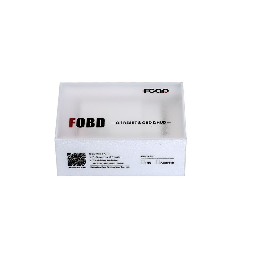 Fcar FOBD OBD2 Adapter Diagnostic & Oil Reset & HUD for Android & IOS Phone