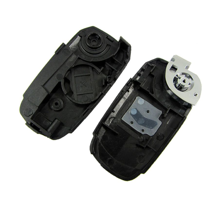 Flip Remote Key Shell 1 Button Black Color for Fiat 5pcs/lot