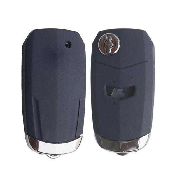 Flip Remote Key Shell 1 Button Blue Color Flat Slotting for Fiat 5pcs/lot