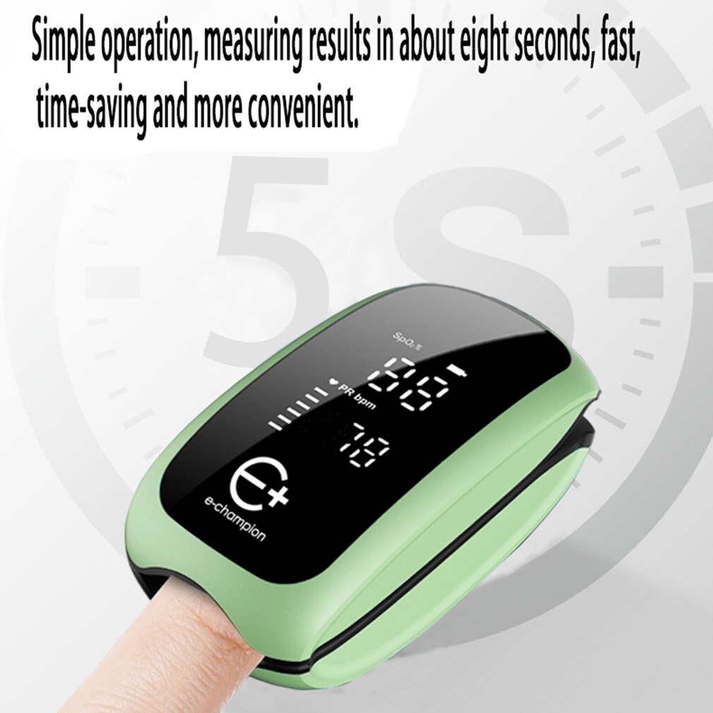Green/Pink USB Rechargeable Finger Pulse Oximeter Oximetro De Dedo for Child and Adults Blood Oxygen Meter Heart Rate Monitor