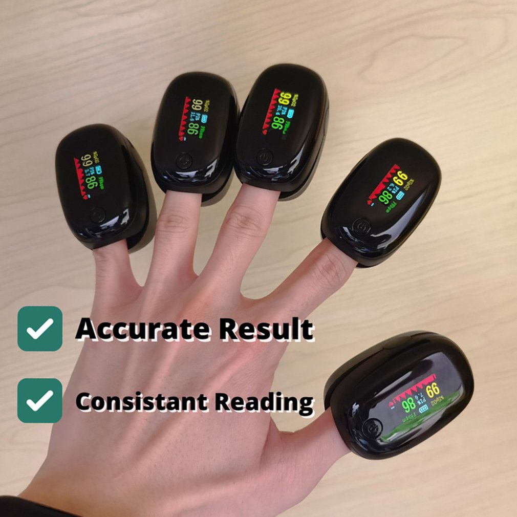 SMH-01 Durable Portable Finger Pulse Oximeter Sports Finger Clip TFT Color Screen Oximeter Heart Rate Pulse Monitor