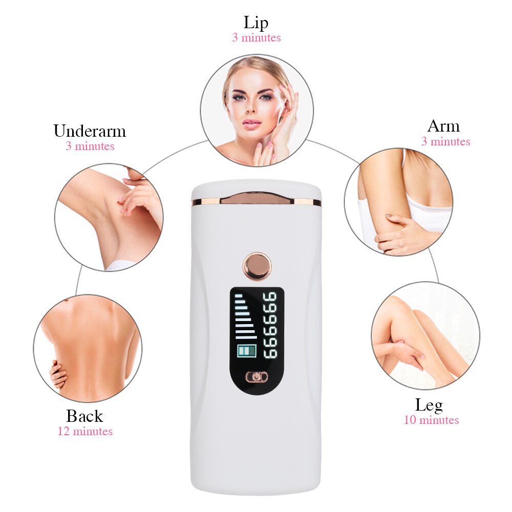 New Flashes Laser Epilator Permanent IPL Photoepilator Hair Removal depiladora Painless Electric Epilator Hair Remover