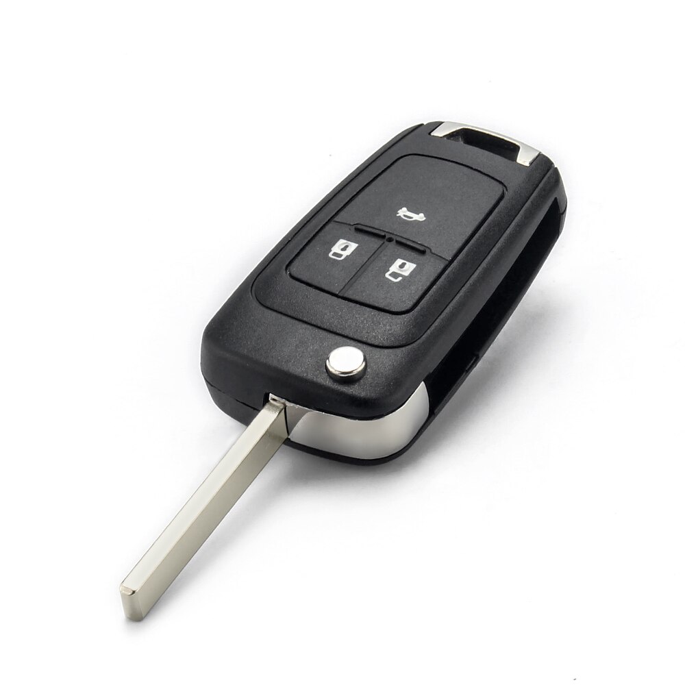 Flip car Remote Key Shell For Chevrolet Cruze Epica Lova Camaro Impala 2 3 4 5 Button Folding Key Case HU100 Blade