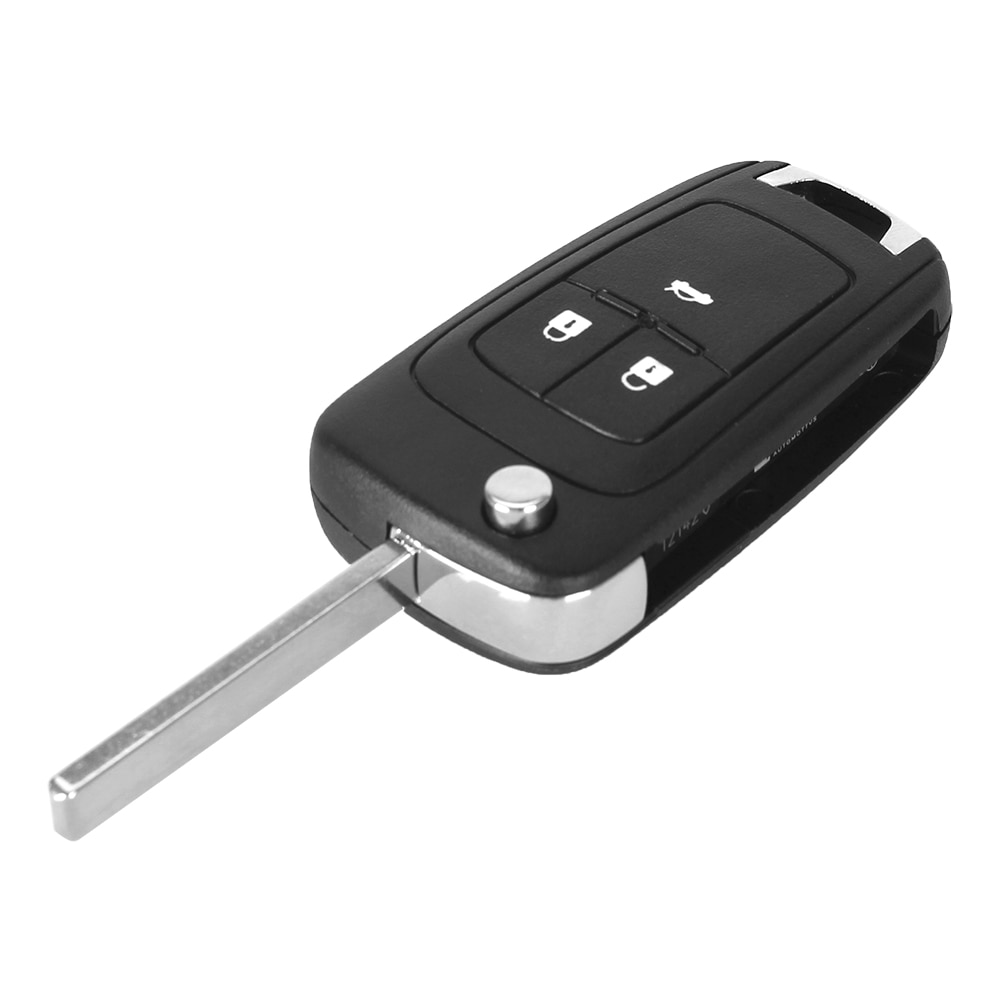 Flip Folding Remote car Key Shell For Chevrolet Cruze Epica Lova Camaro Impala  2 3 4 5 Button HU100 Blade