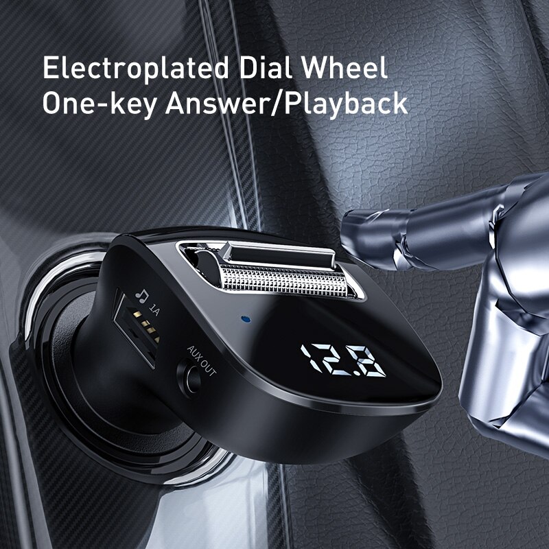 FM Transmitter Bluetooth-compatible 5.0 FM Radio Modulator Dual USB Car Charger Handsfree Wireless Aux Audio MP3 Player
