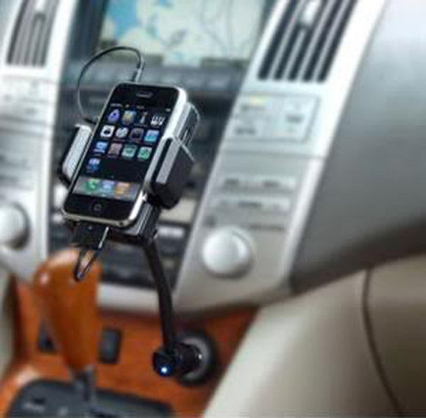 FM Transmitter+Car Charger for iPhone 3GS 3G iPod Touch