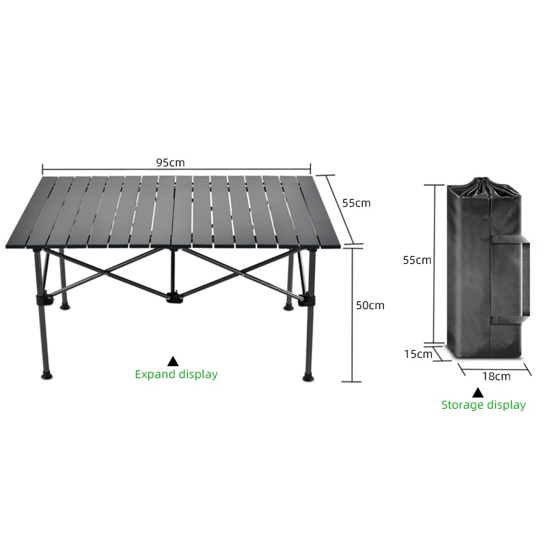 Foldable Camping Table Outdoor Table Camping Kitchen Table Portable Table Camping Traveling Table Camp Table Folding Dining Tabl