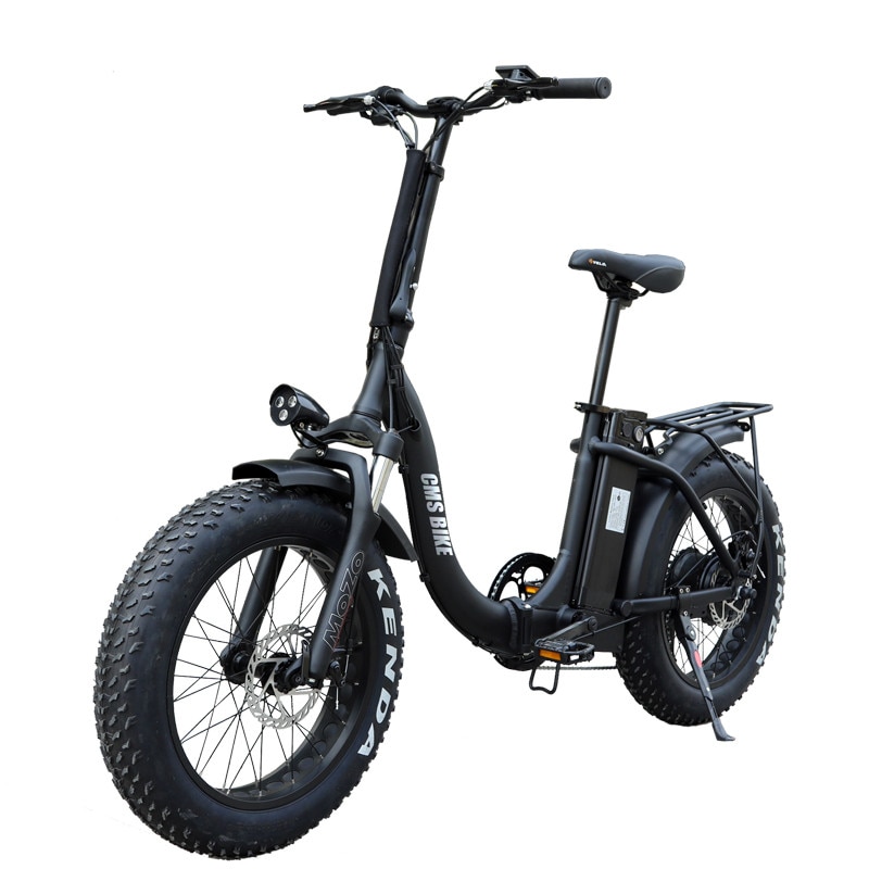 CMSTD-20PW 20 inch foldable ebike 48V 800W 12.8AH ebike fat tire beach electric bike foldable e bike