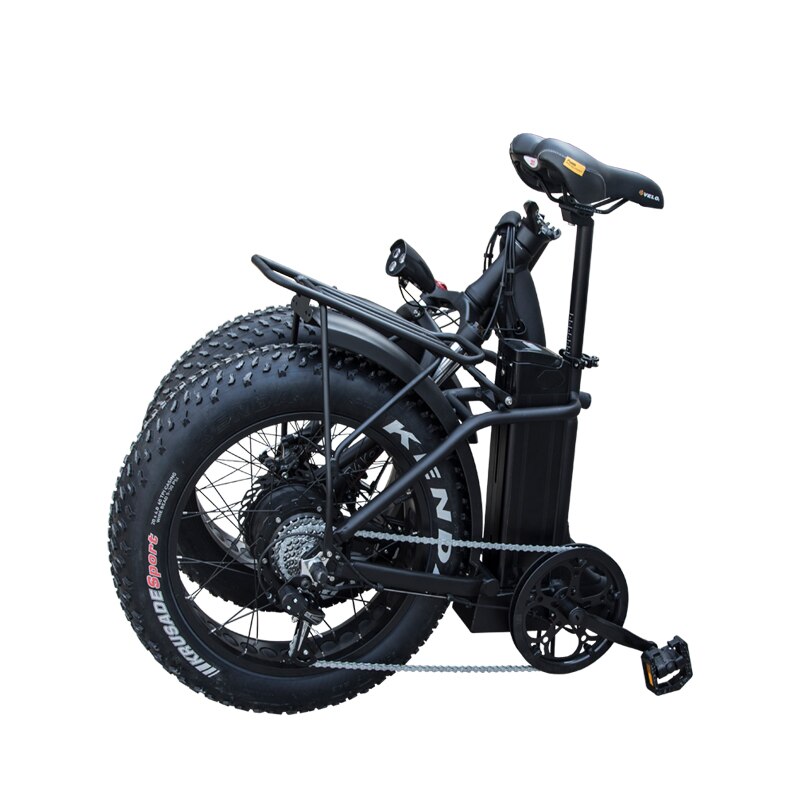 CMSTD-20PW 20 inch foldable ebike 48V 800W 12.8AH ebike fat tire beach electric bike foldable e bike