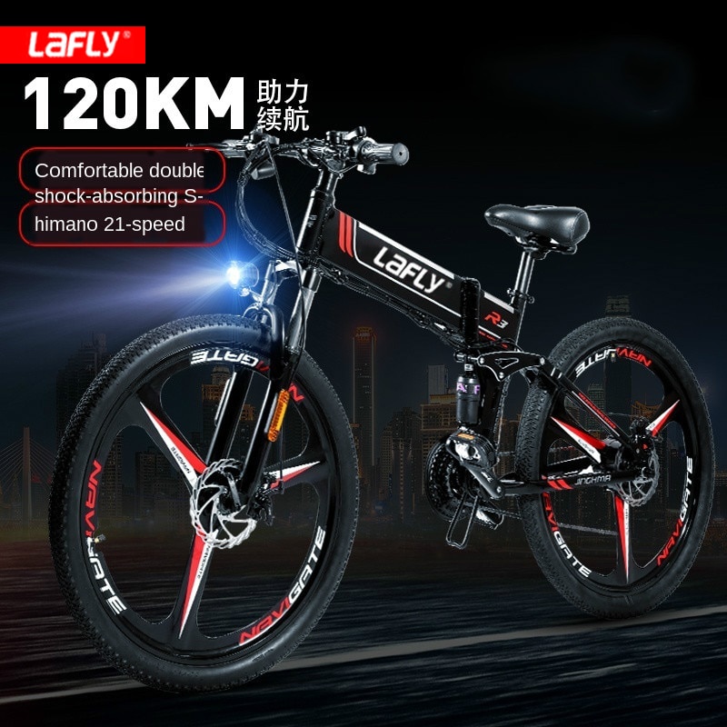 X-3 national standard electric bicycle folding 48V lithium assisted mountain bike variable speed 26inch ebike