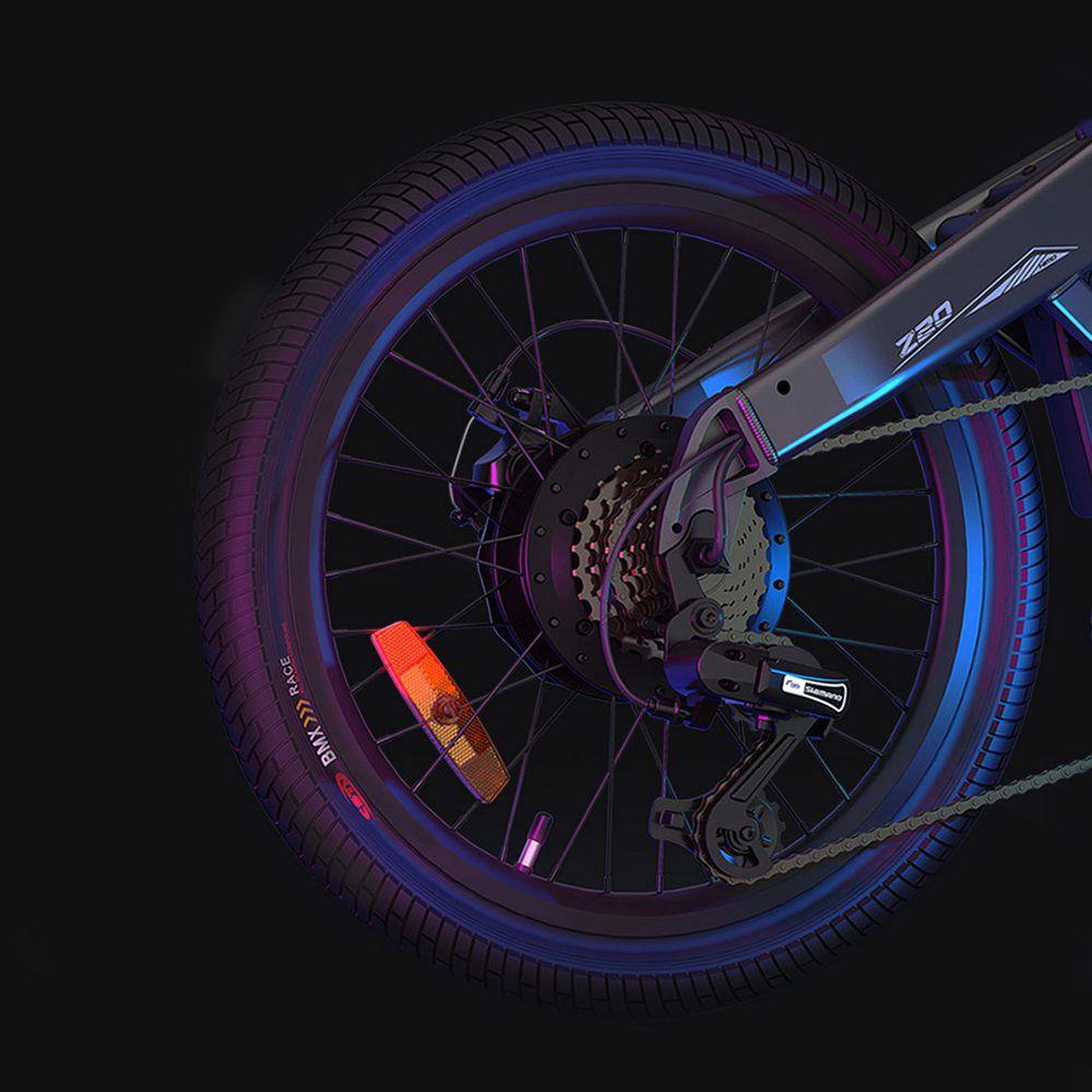 Foldable Folding Electric Bicycle 20'' CST Tire Urban E-bike IPX7 250W DC Motor 25km/h 36V Removable Battery Z20