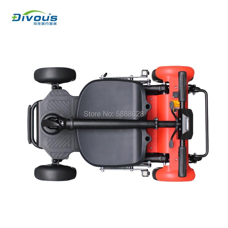 Outdoor travel 4 Wheel  ultralight  Folding Disabled Electric Tricycle Mobility Scooters wheelchair