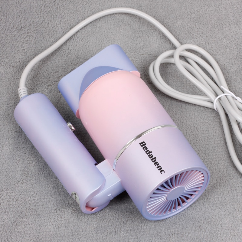 Folding Hair dryer 220V-240V 750W With Carrying Bag Hot Air Anion Hair Care For Home MIni Travel Hair Dryer Blow Drier Portable