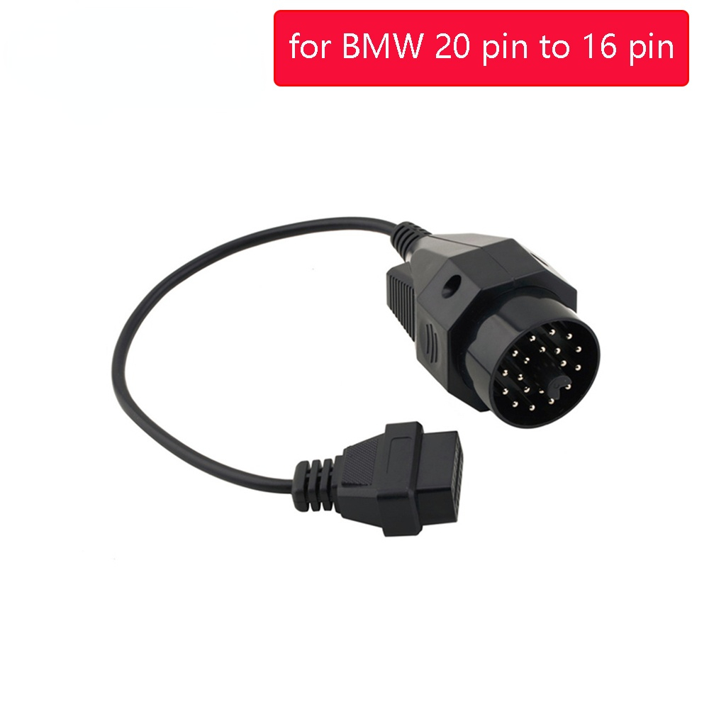 OBD OBD II Adapter for BMW 20 pin to OBD2 16 PIN Female Connector e36 e39 X5 Z3 for BMW 20pin