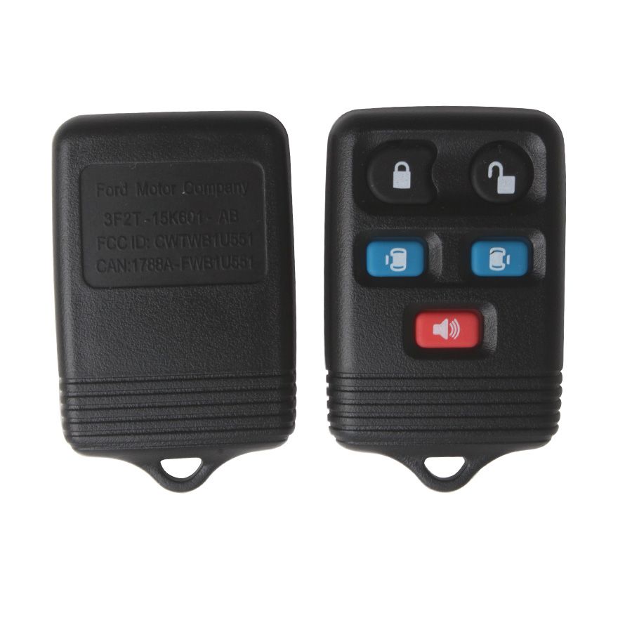 Remote Shell 5 Button for Ford 10pcs/lot Free Shipping