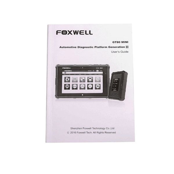 Foxwell GT80 Mini OBDII Car Diagnostic Tool OBD2 Scanner Support ABS SRS Airbag Engine Transmission