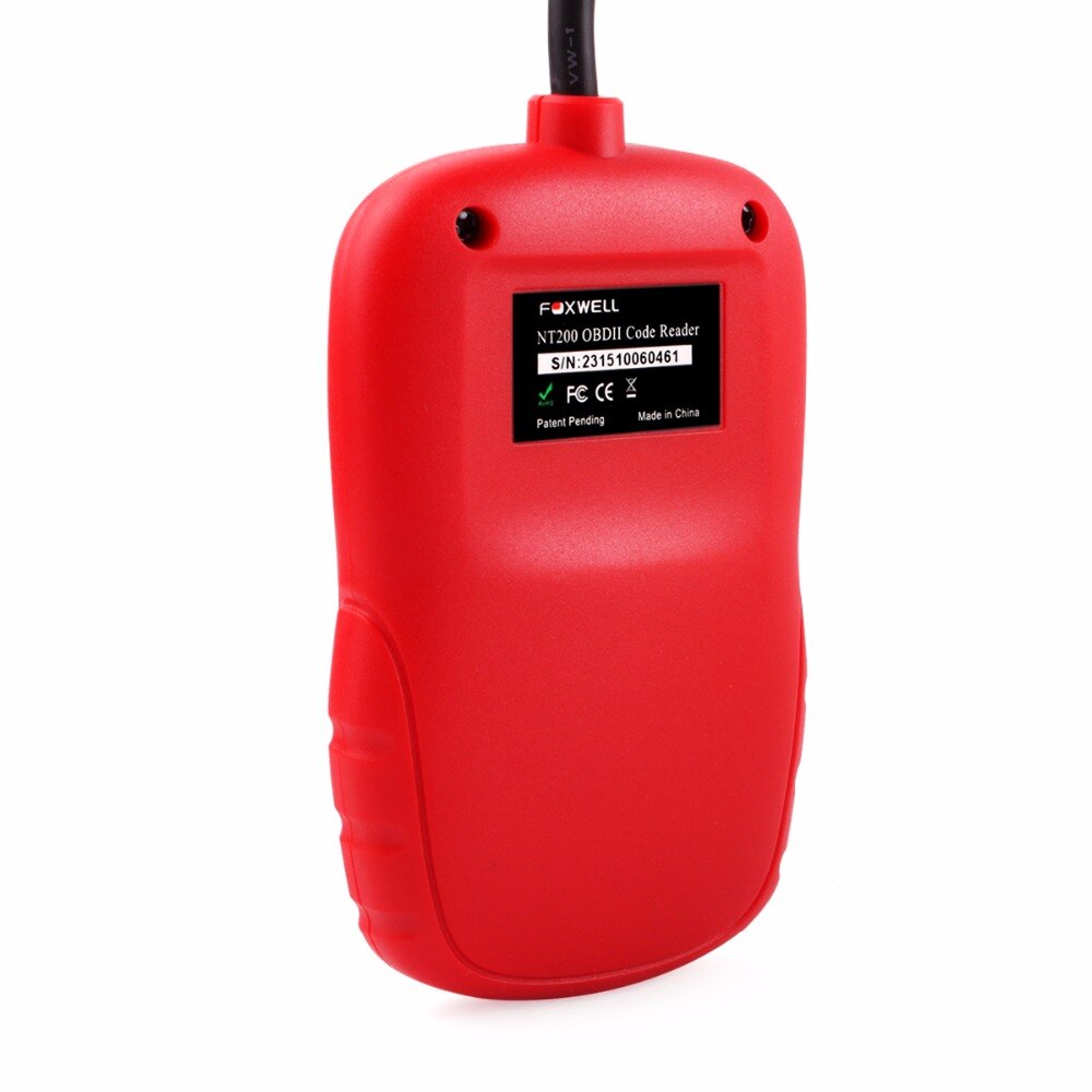 Original Foxwell NT200 CAN OBD2/EOBD Code Reader Free Update Online for Lifetime