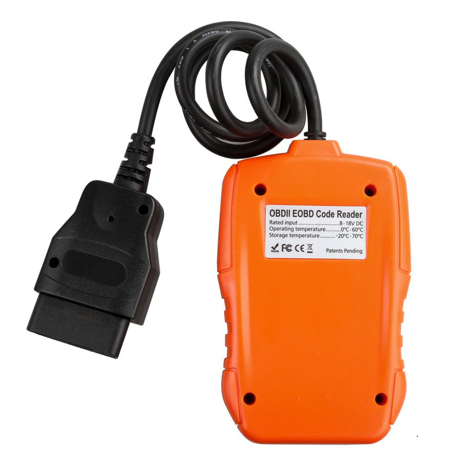 Original FOXWELL NT204 OBD2 CAN Diagnostic Tool Fault Code Reader Multi-languages Available