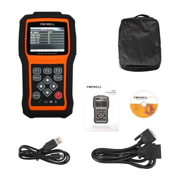 Promotion! Foxwell NT401 Oil Light Reset Tool 1.5 Years Free Update Online