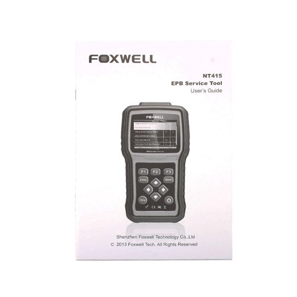 Foxwell NT415 EPB Service Tool Free Update Online for 1.5 Years