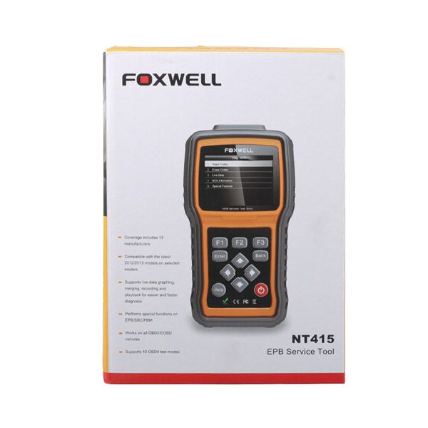 Foxwell NT415 EPB Service Tool Free Update Online for 1.5 Years