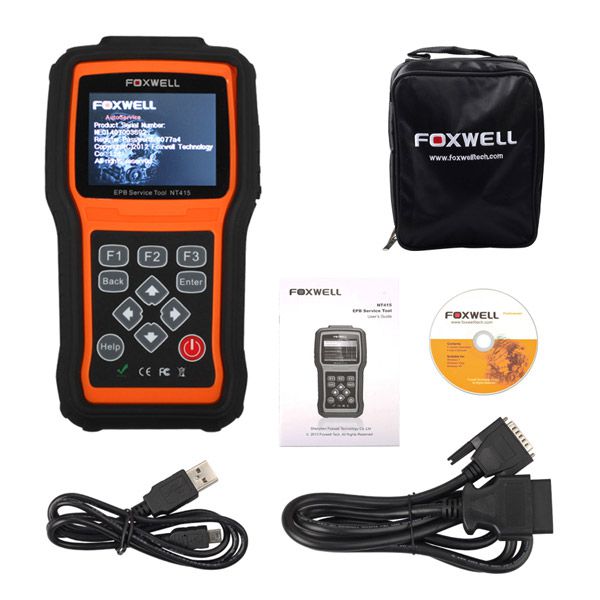 Foxwell NT415 EPB Service Tool Free Update Online for 1.5 Years