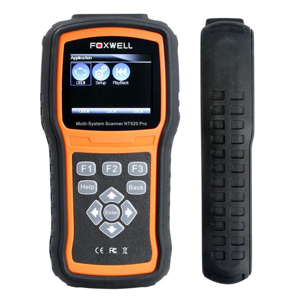 Foxwell NT520 Pro Multi-System Scanner with Free Mercedes Benz Software and Extra Foxwell Benz 38Pin and Extension Cable