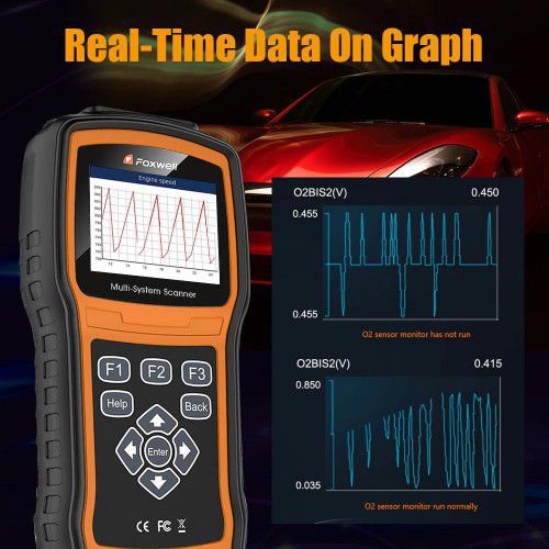 Foxwell NT530 BMW Full System Scanner with SRS, ABS, EPB, Oil Reset, DPF, SAS and Battery Registration Support BMW 2018/2019 & F Chassis