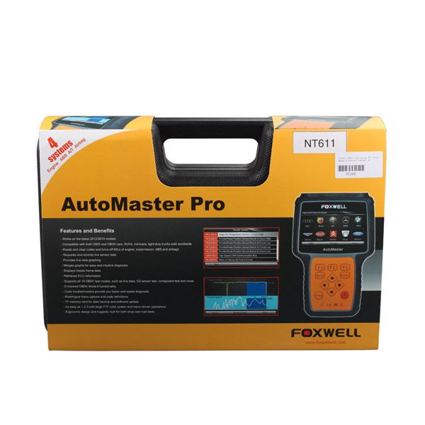 Foxwell NT611 Automaster Pro Asian-makes 4-Systems Scanner Buy SC275 Instead