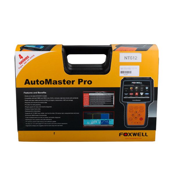Foxwell NT612 AutoMaster Pro European Makes 4-Systems Scanner Buy SC275 Instead