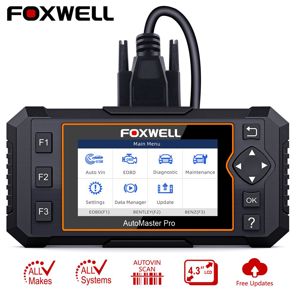 Foxwell NT624 Elite OBD2 EOBD Automotive Scanner Full System Code Reader EPB Oil Reset OBD 2 Auto Scanner Car Diagnostic Tool