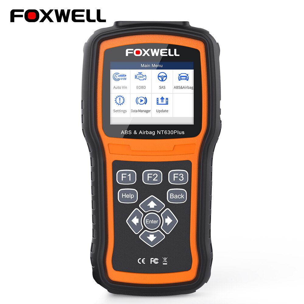 FOXWELL NT630 Plus Car Airbag SRS Auto OBD2 Scanner Engine Check ABS SRS Airbag SAS Reset OBD 2 Automotive Diagnostic Scan Tool