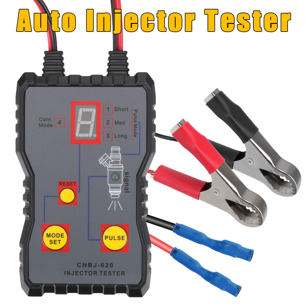 Fuel System Scan Tool 4 Pluse Mode Car Fuel Injector Tester Automotive Cleaning Tool Kit Injector Flush Cleaner