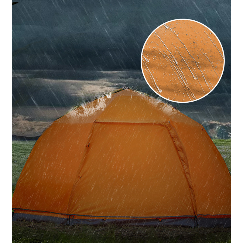 Fully Automatic Hexagonal Tent 3-5 Person Camping Windbreak Dual Layer Waterproof Tent Foldable Sturdy Portable OutdoorEquipment