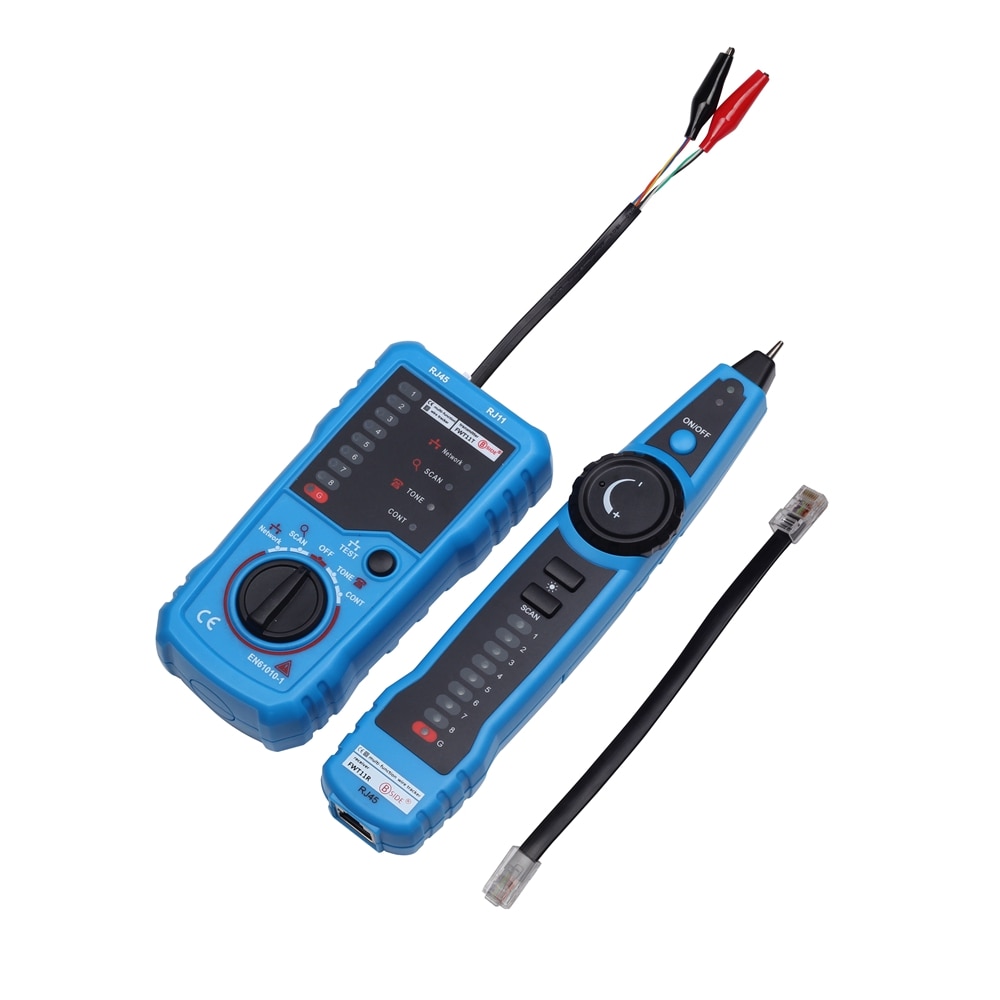 FWT11 Network Cable Tester Detector RJ11 RJ45 Cat5 Cat6 Telephone Wire Tracker Tracer Toner Ethernet LAN Line Finder