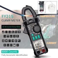 FY219 AC DC Current Digital Clamp Meters High Precision Multimeter True RMS Auto Range VFC Capacitance NVC Universal