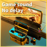 G6S Headset Bluetooth 5.0 Earphone Ture Wireless Touching Control Headset IPX7 Waterproof Sports Headphone 9D Noise Reduction