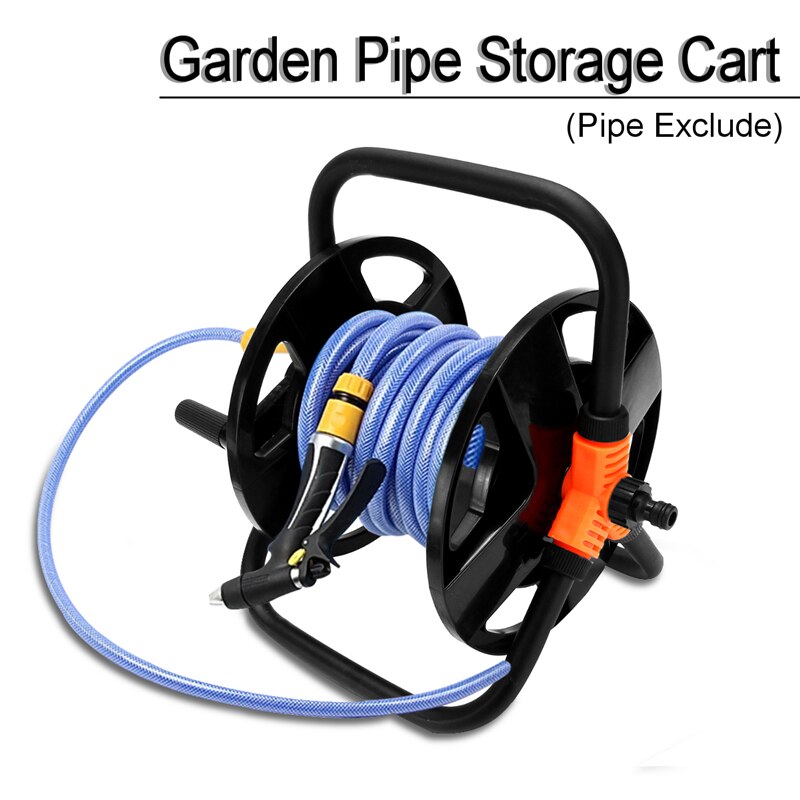 Garden Hoses Reel Garden Pipe Storage Cart Pipe Exclude Winding Tool Rack Portable PP Plastic+Metal+Copper