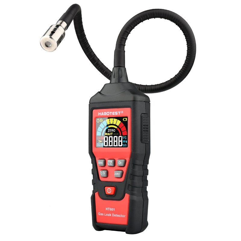 HT601A HT601B HT61 Gas Analyzer Gas Leak Air Quality Detector PPM Meter Combustible Flammable Gas Natural Tester 9999 PPM 20% LEL