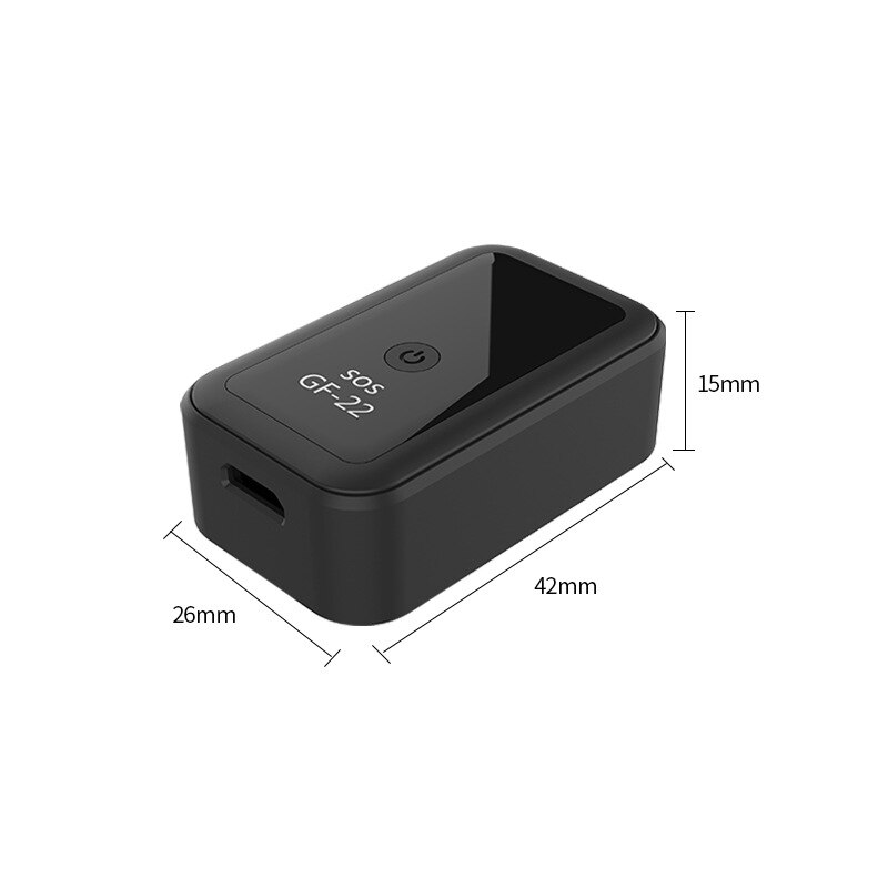 GF22 Car GPS Tracker Strong Magnetic Small Location Tracking Device GPS Elderly Pet Loss Preventer Automobile Anti-theft Tracker