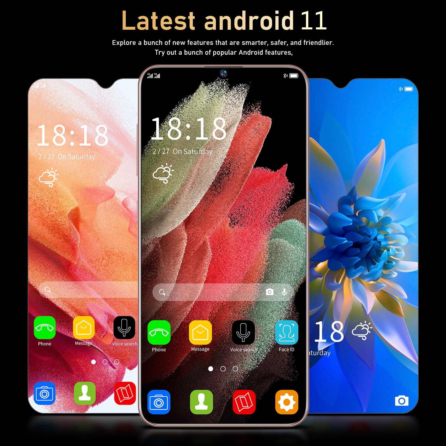 Global Version S21+ Ultra 6.7 Inch Smartphone Android 11 6500mAh 12+512GB Full Screen Support Face ID 4G 5G Network Mobilephone