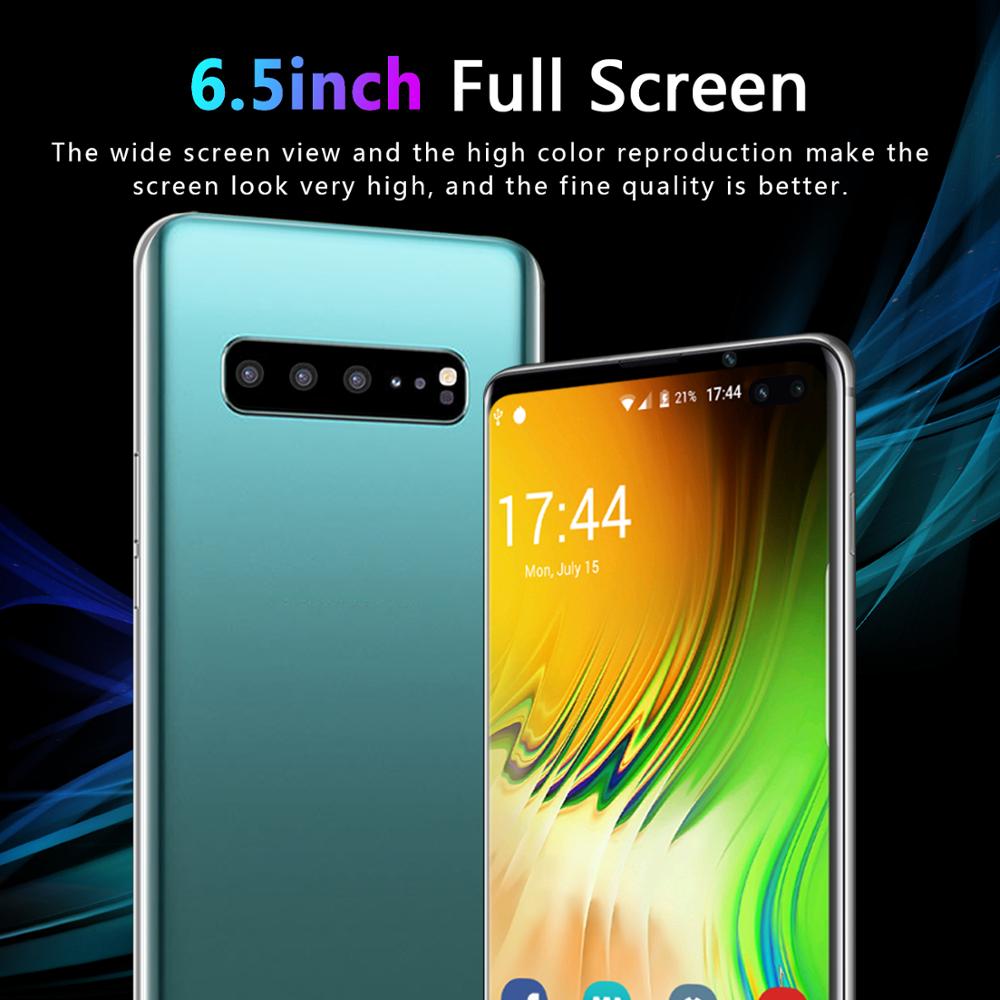 Global Version Smartphone S10+ 3GB RAM 32GB ROM 6.5Inch Full Screen 4800mAh Built-in  Android 9.0 Celular Cellphone Mobilephone