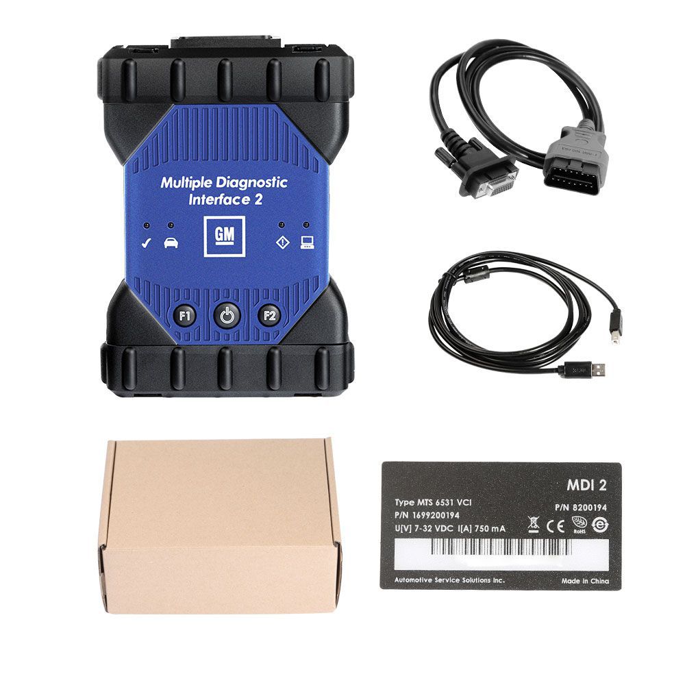 WIFI GM MDI 2 Multiple Diagnostic Interface with V2022.11 GDS2 Tech2Win Software Sata HDD for Vauxhall Opel Buick and Chevrolet
