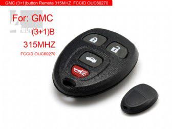 4 Button 315MHZ Remote Key for GMC