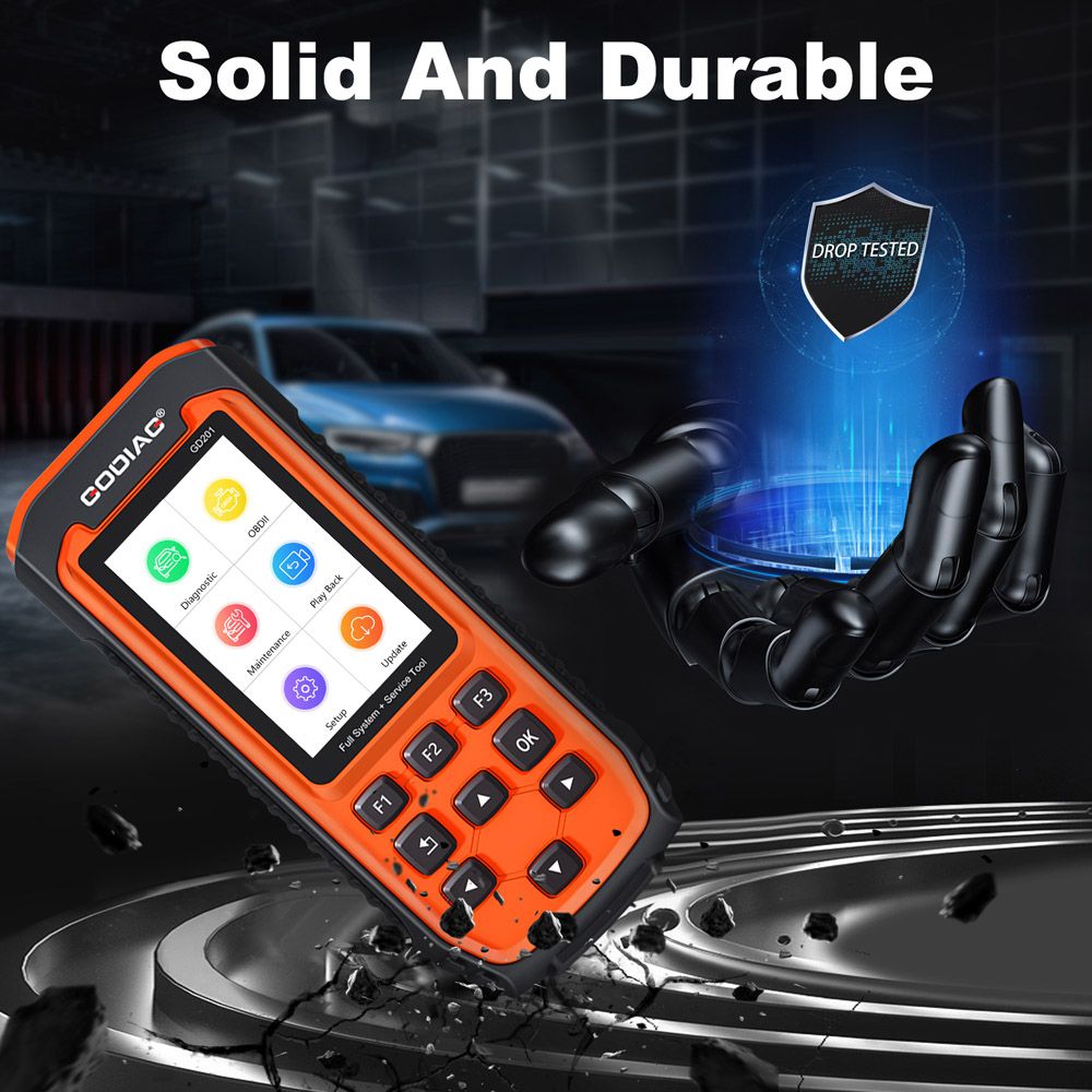 GODIAG GD201 Professional OBDII All-makes Full System Diagnostic Tool with 29 Service Reset Functions  OBD Auto Scan Diagnostic Tool