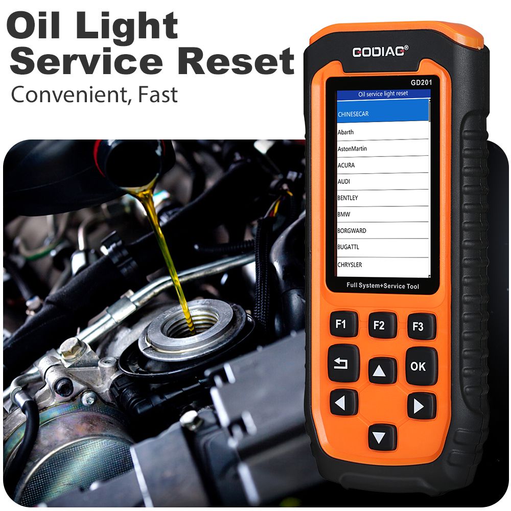 GODIAG GD201 Professional OBDII All-makes Full System Diagnostic Tool with 29 Service Reset Functions  OBD Auto Scan Diagnostic Tool